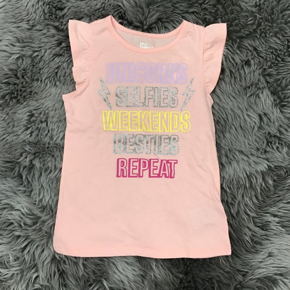 Epic Threads | Girl's T-shirt | Pink | Size 6X